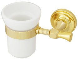 Стакан настенный Migliore Fortuna 31074, золото