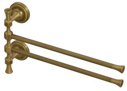Полотенцедержатель двойной Migliore Fortuna 27674 поворотный, бронза
