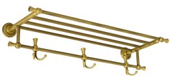 Полотенцедержатель Migliore Fortuna 27713 с крючками, бронза