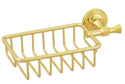 Мыльница настенная Migliore Fortuna 27702, золото