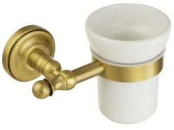 Стакан настенный Migliore Mirella 17156, бронза