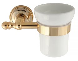 Стакан настенный Migliore Mirella 17306, золото