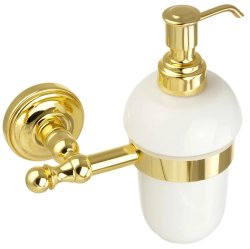 Дозатор настенный Migliore Mirella 17315, золото