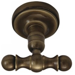 Крючок двойной Migliore Mirella 17174, бронза