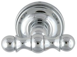 Крючок двойной Migliore Mirella 17243, хром