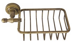 Мыльница настенная Migliore Mirella 17186, бронза