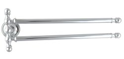 Полотенцедержатель двойной Migliore Mirella 17254 поворотный, хром
