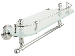 Стеклянная полка Migliore Mirella 17248, хром