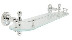 Стеклянная полка Migliore Mirella 17247, хром