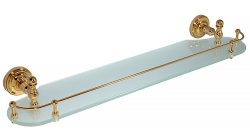 Стеклянная полка Migliore Mirella 17327, золото