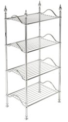 Полка напольная Migliore Mirella 26627, хром