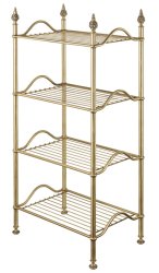 Полка напольная Migliore Mirella 26626, бронза