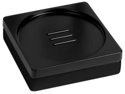 Мыльница настольная Colombo MiniQ B5040.NM-RNE, черная матовая