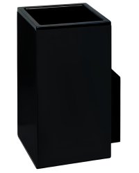 Стакан настенный Colombo MiniQ B5002.NM, черный матовый