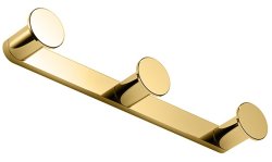 Крючок тройной Colombo Mini CD117.OM, матовое золото