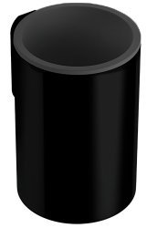 Стакан настенный Colombo Mini B4002.NM, черный матовый