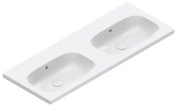 Раковина двойная Catalano Alvea 0621220001 120x46, белая