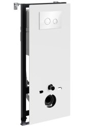 Инсталляция для унитаза Wasserkraft Abens 20TLT.010.ME.WH.WH01 с кнопкой
