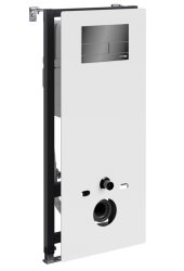 Инсталляция для унитаза Wasserkraft Abens 20TLT.010.ME.WH.PB04 с кнопкой