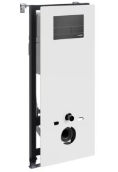 Инсталляция для унитаза Wasserkraft Abens 20TLT.010.ME.WH.MB04 с кнопкой