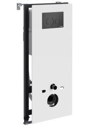 Инсталляция для унитаза Wasserkraft Abens 20TLT.010.ME.WH.MB02 с кнопкой