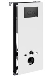 Инсталляция для унитаза Wasserkraft Abens 20TLT.010.ME.WH.MB01 с кнопкой