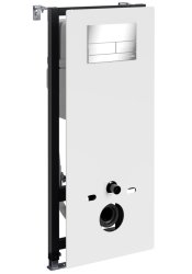 Инсталляция для унитаза Wasserkraft Abens 20TLT.010.ME.WH.CH04 с кнопкой