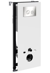 Инсталляция для унитаза Wasserkraft Abens 20TLT.010.ME.WH.BN01 с кнопкой
