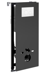 Инсталляция для унитаза Wasserkraft Abens 20TLT.010.ME.BL.WH02 с кнопкой