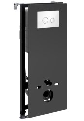 Инсталляция для унитаза Wasserkraft Abens 20TLT.010.ME.BL.WH01 с кнопкой