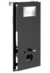 Инсталляция для унитаза Wasserkraft Abens 20TLT.010.ME.BL.CH01 с кнопкой