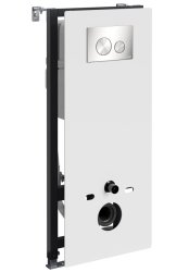 Инсталляция для унитаза Wasserkraft Abens 20TLT.010.ME.WH.BN02 с кнопкой