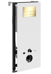 Инсталляция для унитаза Wasserkraft Abens 20TLT.010.ME.WH.PG04 с кнопкой