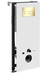 Инсталляция для унитаза Wasserkraft Abens 20TLT.010.ME.WH.PG03 с кнопкой