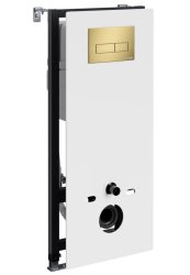 Инсталляция для унитаза Wasserkraft Abens 20TLT.010.ME.WH.MG03 с кнопкой