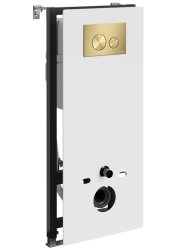 Инсталляция для унитаза Wasserkraft Abens 20TLT.010.ME.WH.MG02 с кнопкой