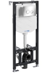 Инсталляция для унитаза Wasserkraft Aller 10TLT.010.ME.CH01 с кнопкой