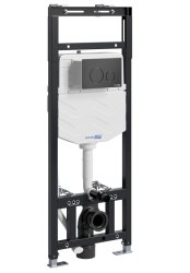 Инсталляция для унитаза Wasserkraft Alme 15TLT.010.ME.MB02 с кнопкой