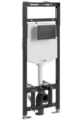 Инсталляция для унитаза Wasserkraft Alme 15TLT.010.ME.MB01 с кнопкой