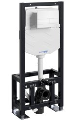 Инсталляция для унитаза Wasserkraft Dill 61TLT.010.ME.WH04 с кнопкой