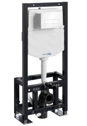 Инсталляция для унитаза Wasserkraft Dill 61TLT.010.ME.WH03 с кнопкой