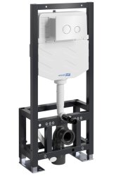 Инсталляция для унитаза Wasserkraft Dill 61TLT.010.ME.WH01 с кнопкой