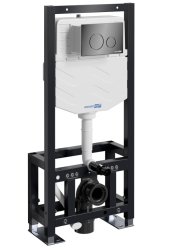 Инсталляция для унитаза Wasserkraft Dill 61TLT.010.ME.PB02 с кнопкой
