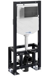 Инсталляция для унитаза Wasserkraft Dill 61TLT.010.ME.MB04 с кнопкой