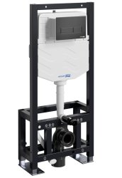 Инсталляция для унитаза Wasserkraft Dill 61TLT.010.ME.MB03 с кнопкой