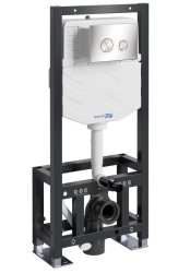 Инсталляция для унитаза Wasserkraft Dill 61TLT.010.ME.BN01 с кнопкой