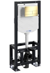Инсталляция для унитаза Wasserkraft Dill 61TLT.010.ME.PG04 с кнопкой