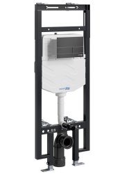 Инсталляция для унитаза Wasserkraft Dinkel 58TLT.010.ME.MB04 с кнопкой