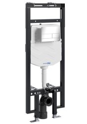 Инсталляция для унитаза Wasserkraft Dinkel 58TLT.010.ME.CH04 с кнопкой