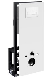 Инсталляция для унитаза Wasserkraft Glan 66TLT.010.ME.WH.WM03 с кнопкой